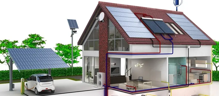 energetisch optimiertes Nullenergiehaus