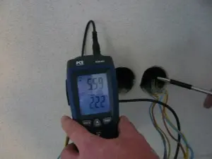 Steckdose Zugluft, Luftdichtheitsmessung, Thermografie Energieberater