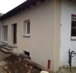 Fassadensanierung WDVS, Energieberatung Effizienzhaus Hof