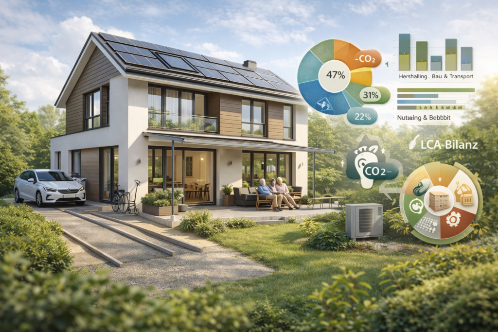 Zukunftsfähiges, altersgerechtes Wohnhaus mit energetischer Optimierung und LCA-Bilanz