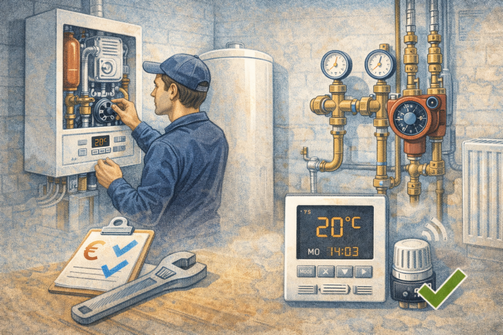 Heizungsoptimierung – Heizungsanlage prüfen, einstellen und effizient betreiben