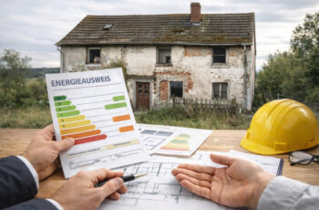 Energetische Sanierung eines Wohnhauses Sanierungsbedürftiges Wohnhaus mit Energieausweis und Planunterlagen zur energetischen Modernisierung